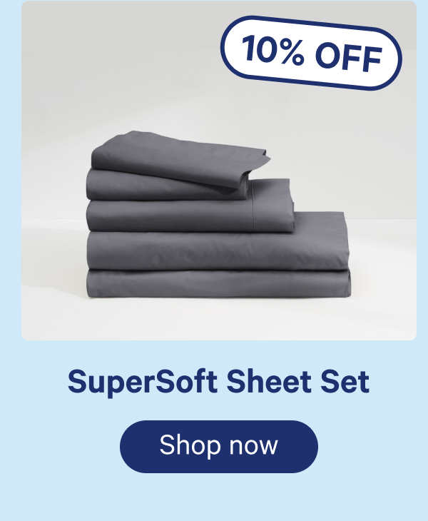 SuperSoft Sheet Set 10% off