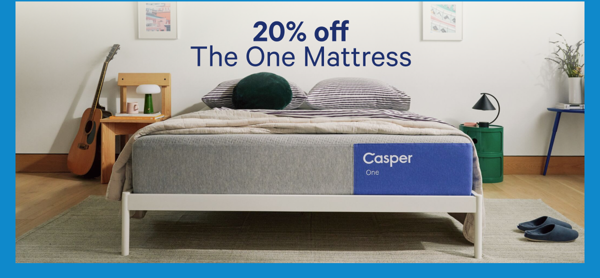20% off The One Mattress