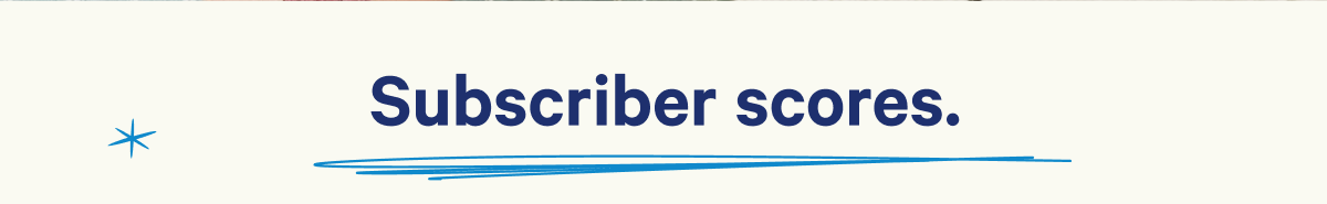 Subscriber scores.