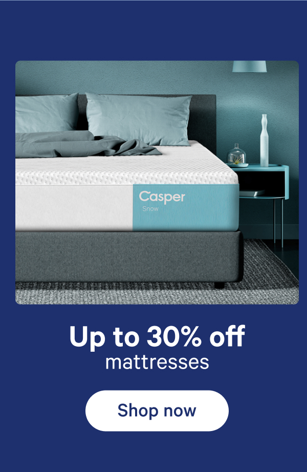 Up to 30% off mattresses