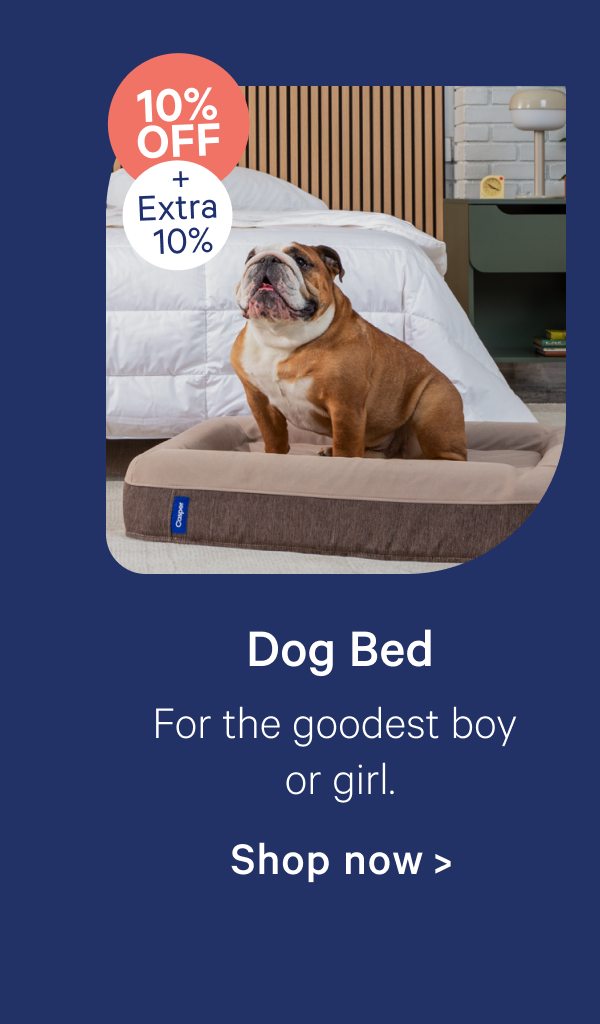 dog bed; for the goodest boy or girl