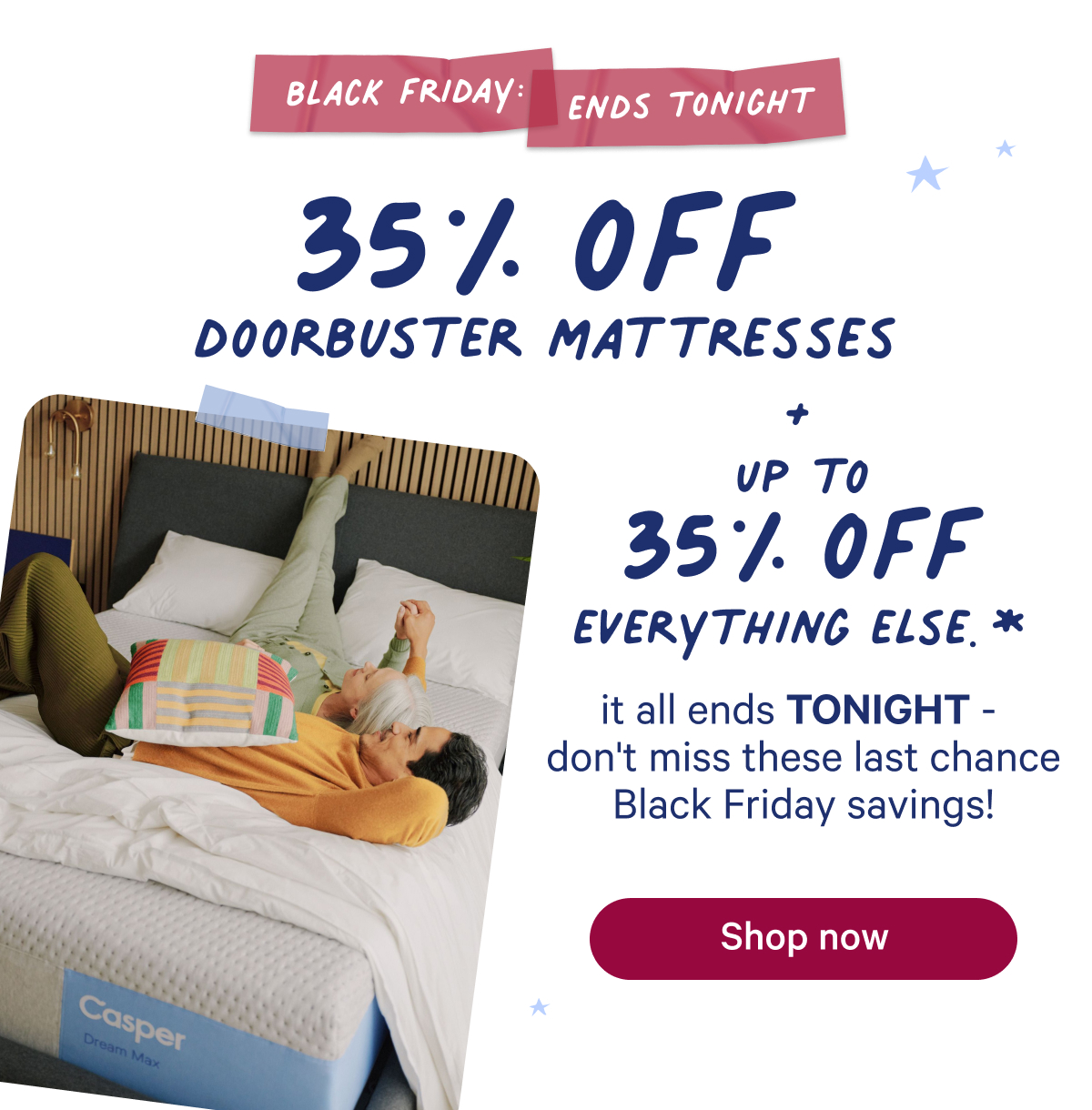 25% off doorbuster mattresses