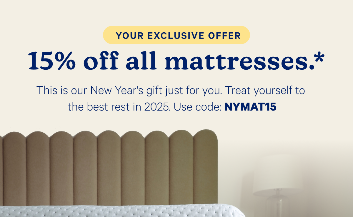 15% off all mattresses