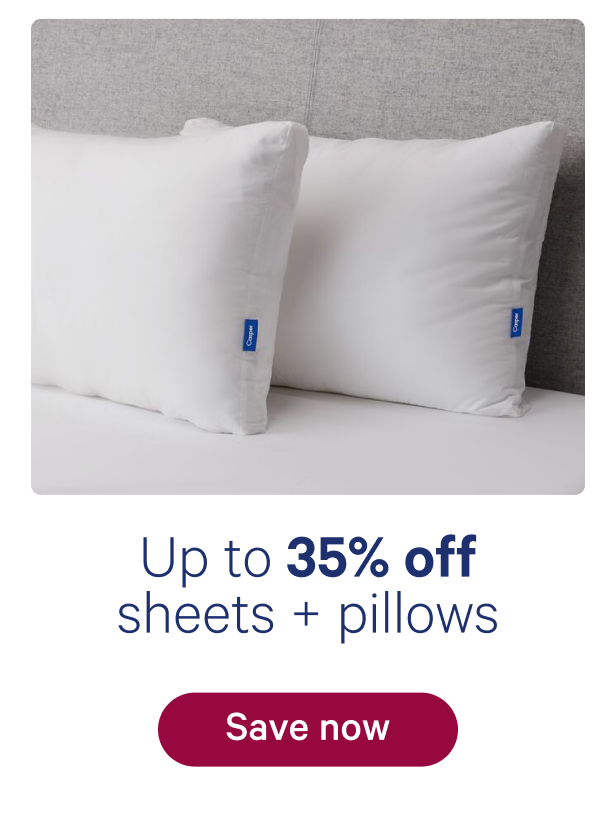 Up to 35% off pillows