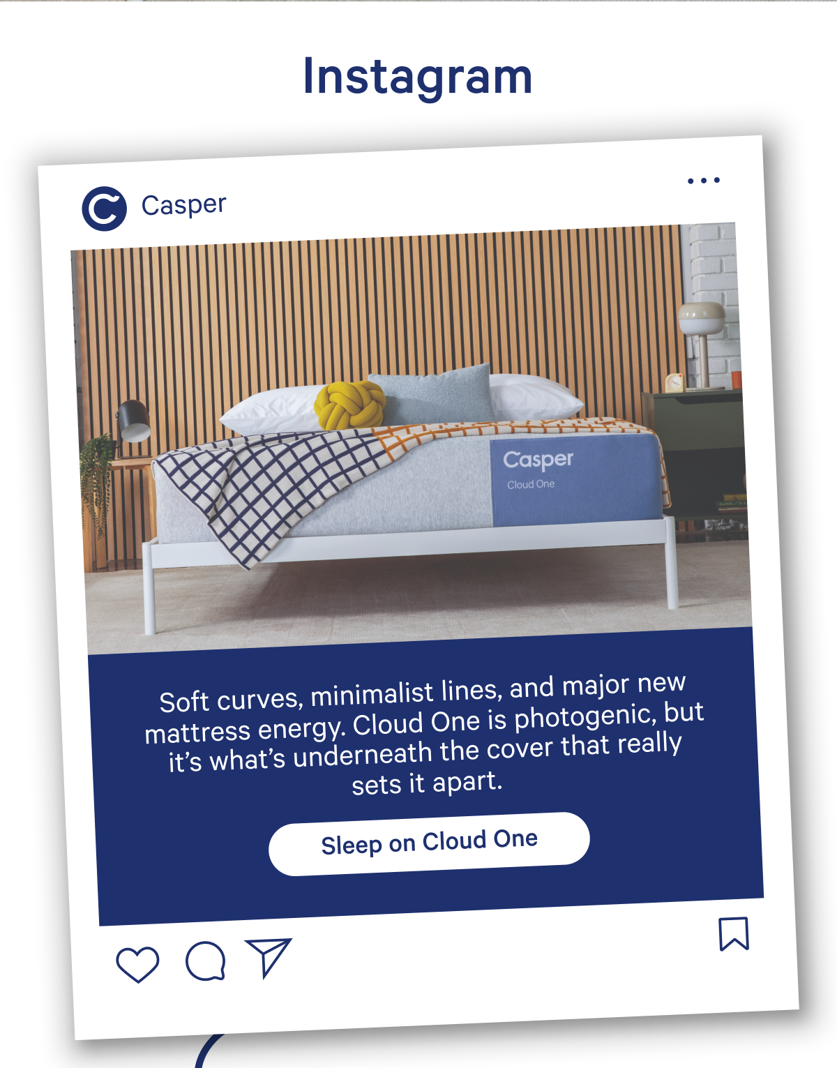 Instagram; Soft curves, minimalist lines, and major new mattress energy. Cloud One is photogenic, but it's what's underneath the cover that really sets it apart.
