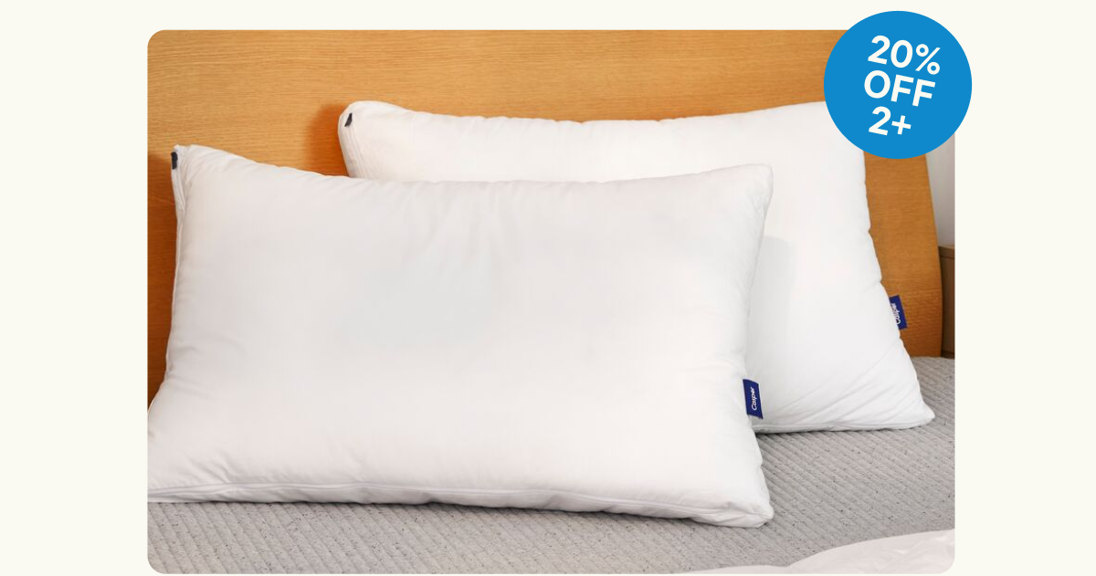 20% off 2+ pillows