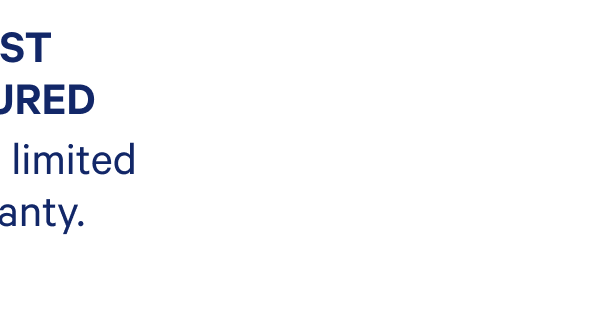 10-year limited warranty.