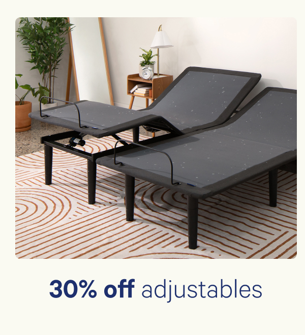 30% off adjustables