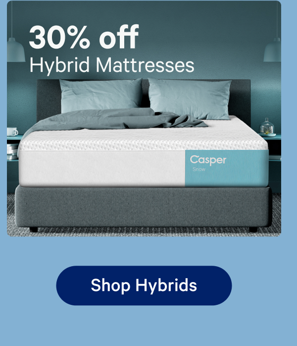 30% off Hybrid Mattresses