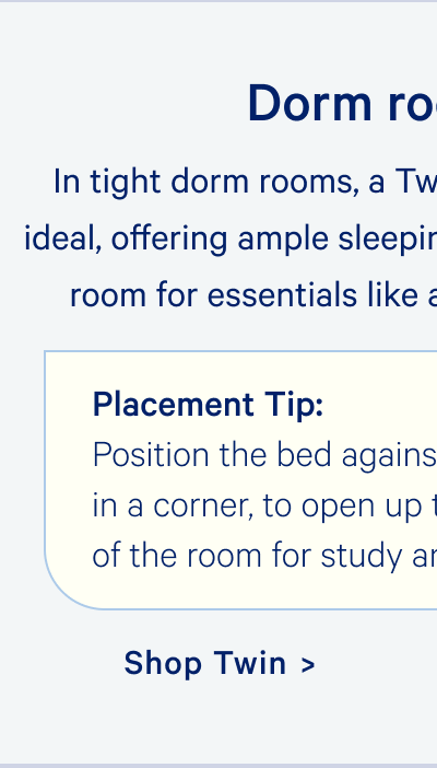 Dorm rooms