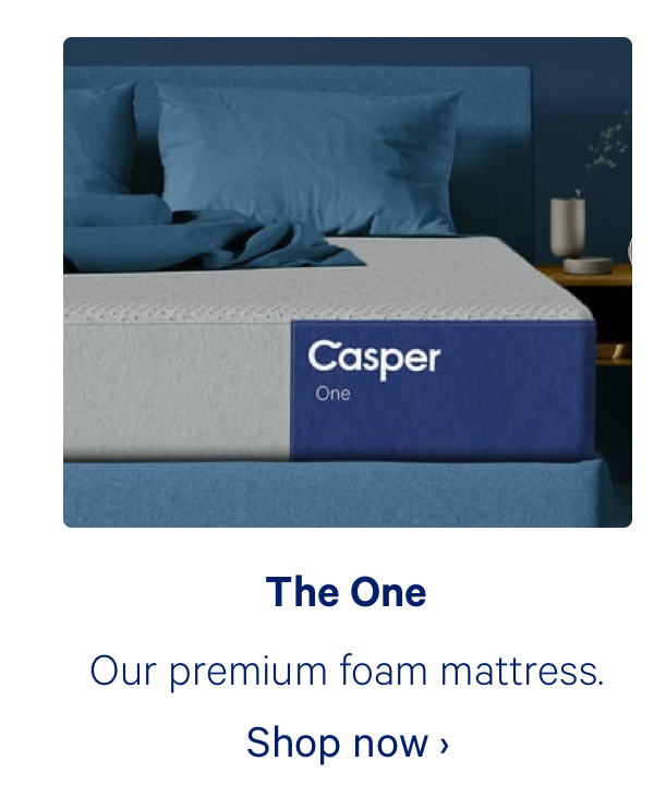 The One; Our premium foam mattress