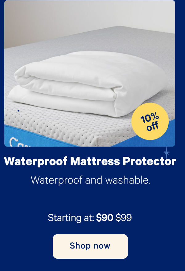 Waterproof Mattress Protector; Waterproof and washable, keeping your mattress pet-friendly and clean.