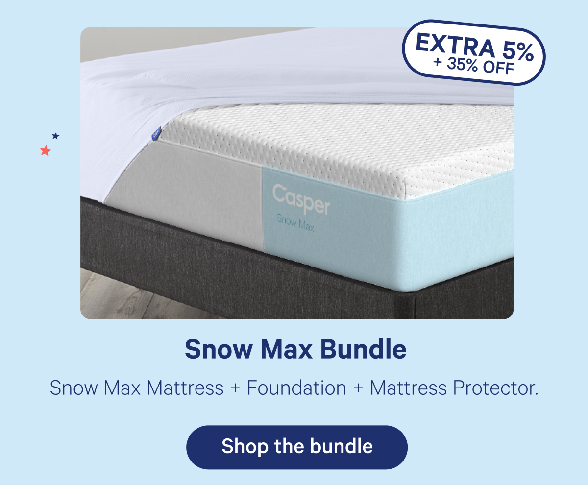 Snow Max Bundle; Snow Max Mattress + Foundation + Mattress Protector