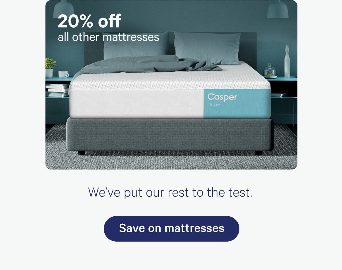 20% off all other mattresses