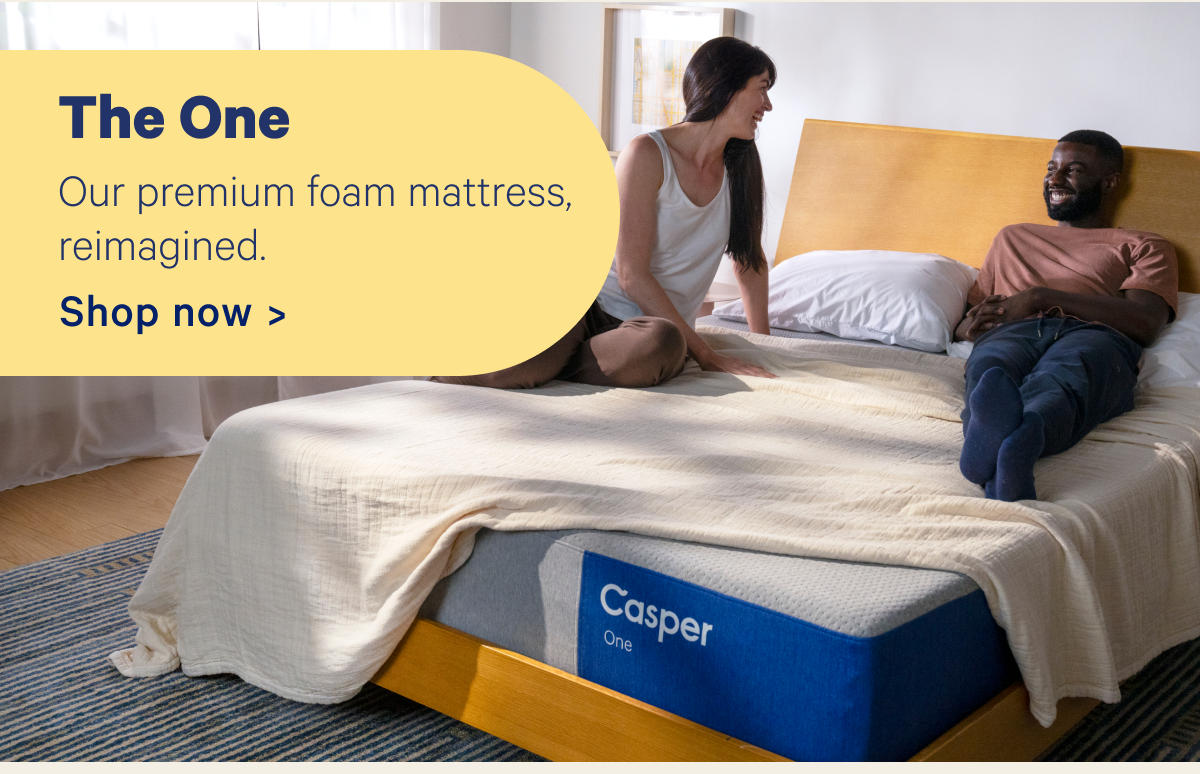 The One; Our premium foam mattress, reimagined.