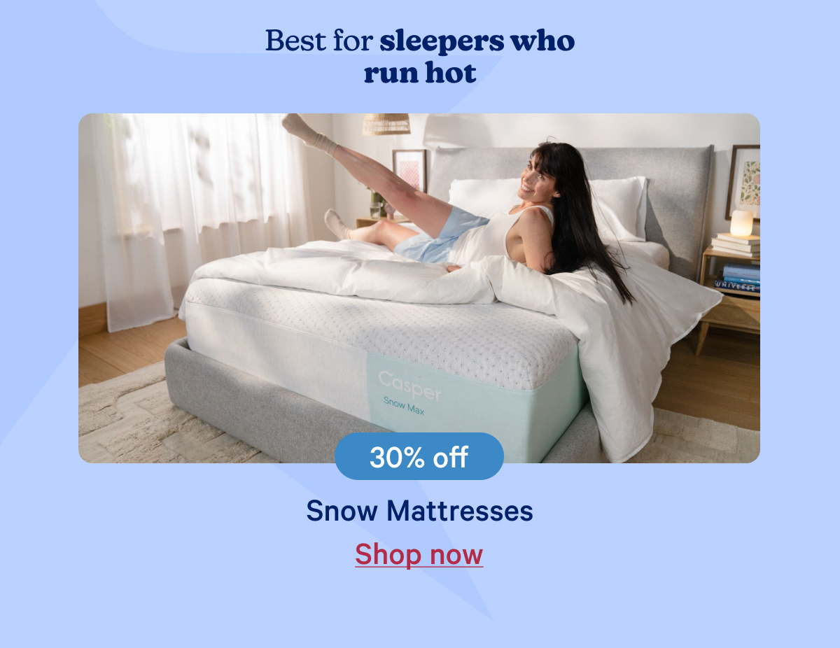 Best for sleepers who run hot