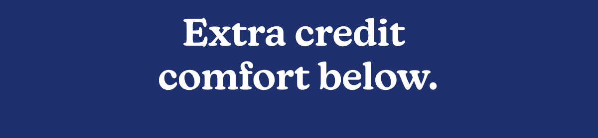 Extra credit comfort below.