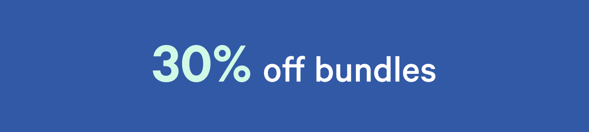30% off bundles