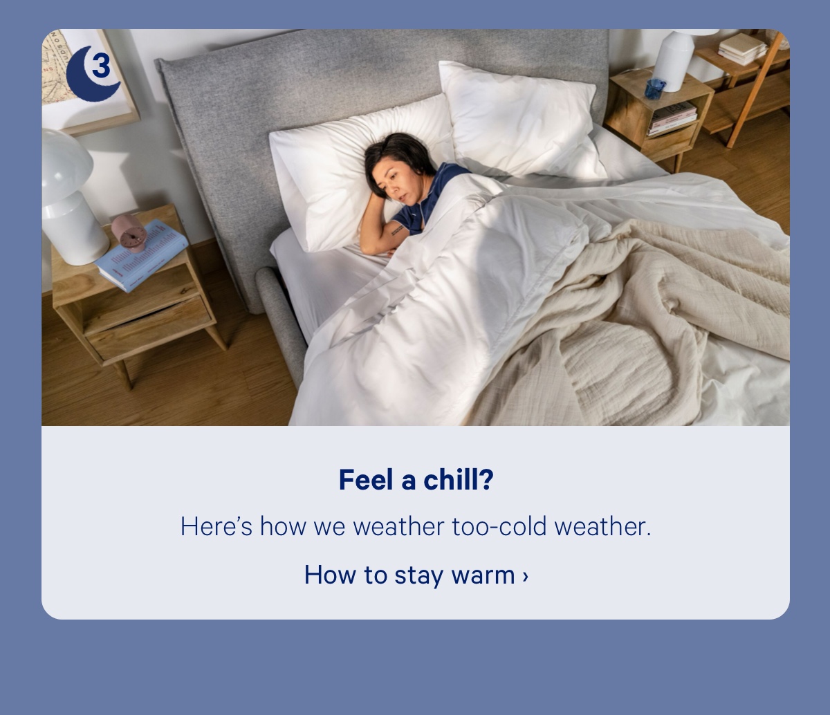 Feel a chill? Here's how we weather too-cold weather.