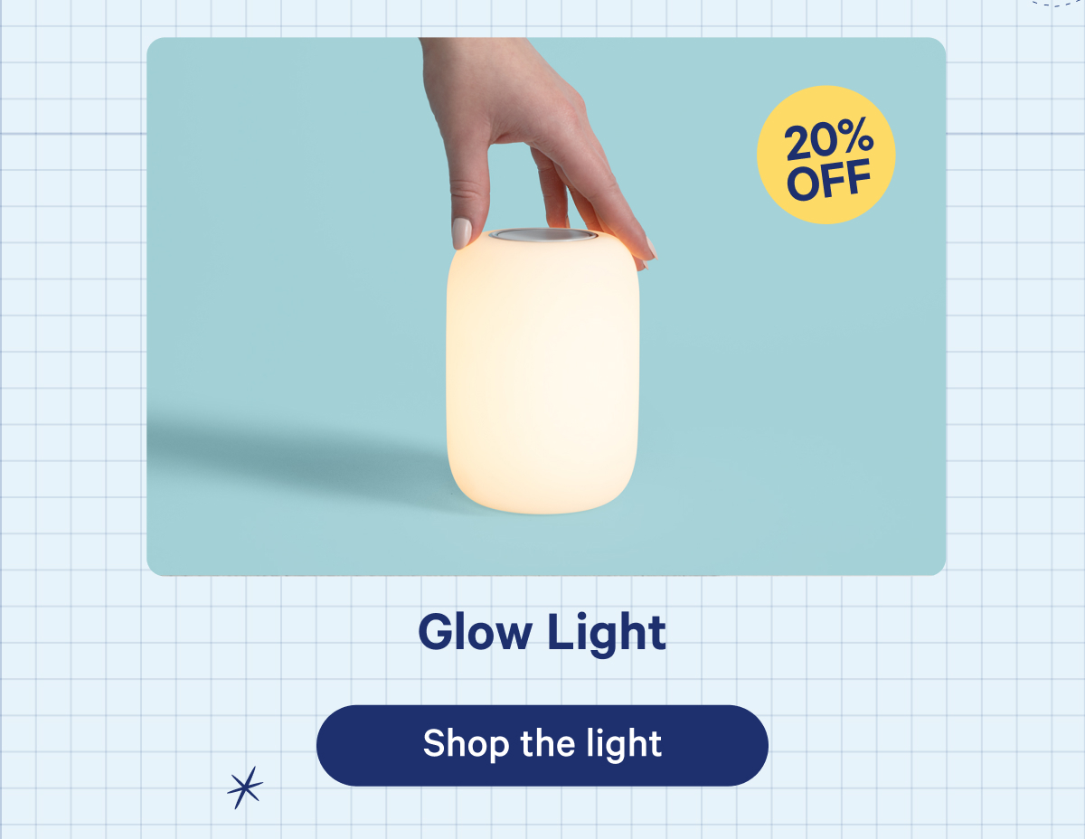 20% off Glow Light