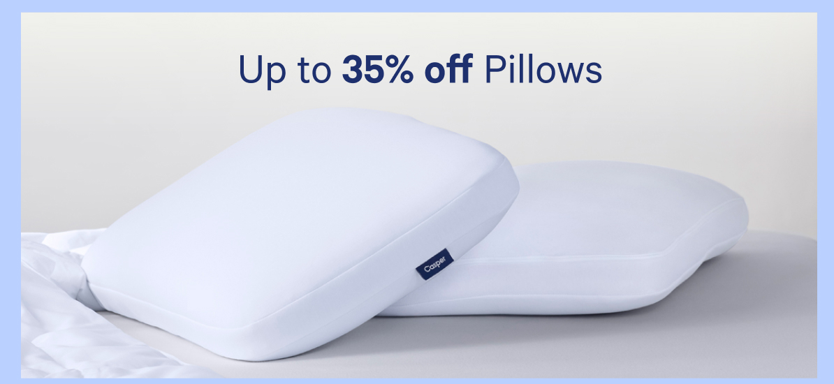 Up to 35% off pillows