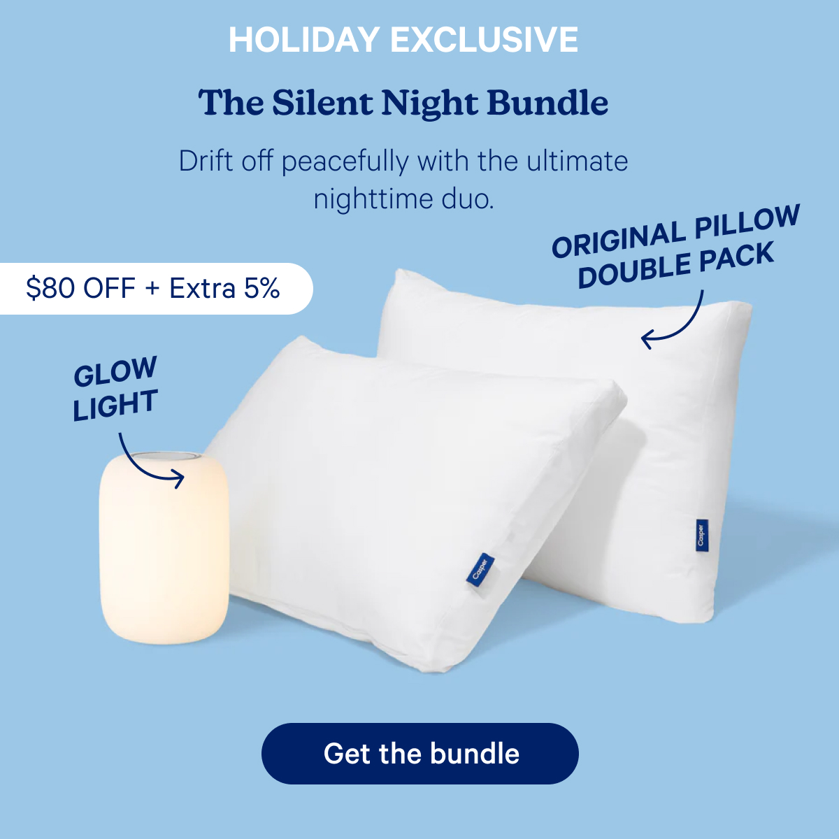Holiday Exclusive, The Silent Night Bundle:Drift off peacefully with the ultimate nighttime duo.