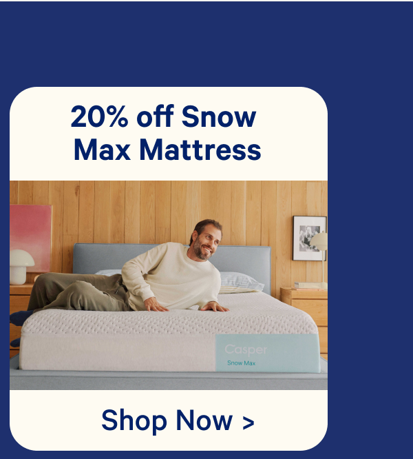 20% off Snow Max Mattress