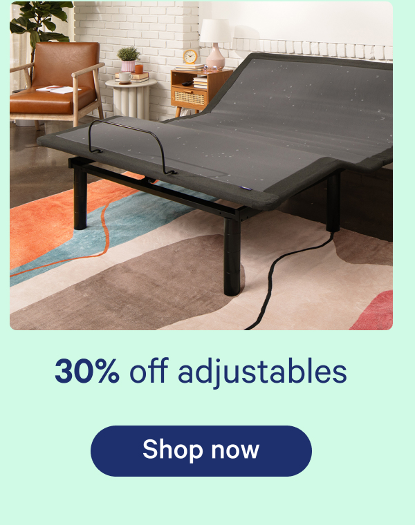 30% off adjustables