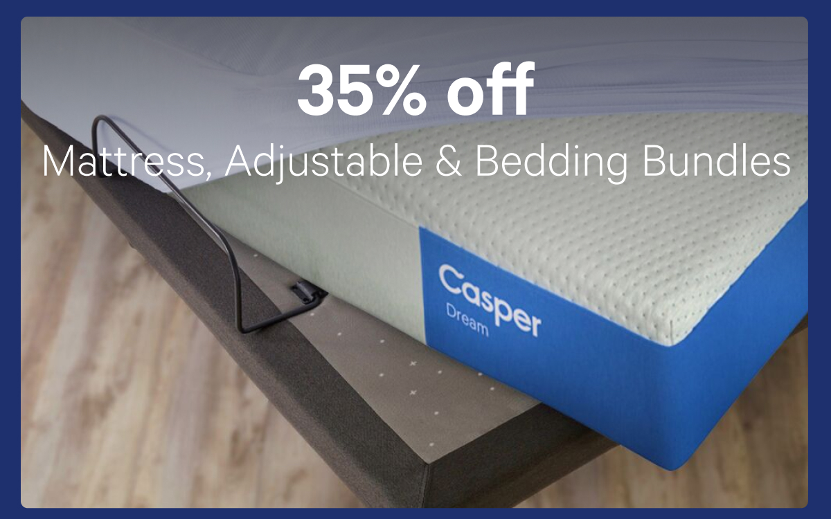 35% off Mattress, Adjustable & Bedding Bundles