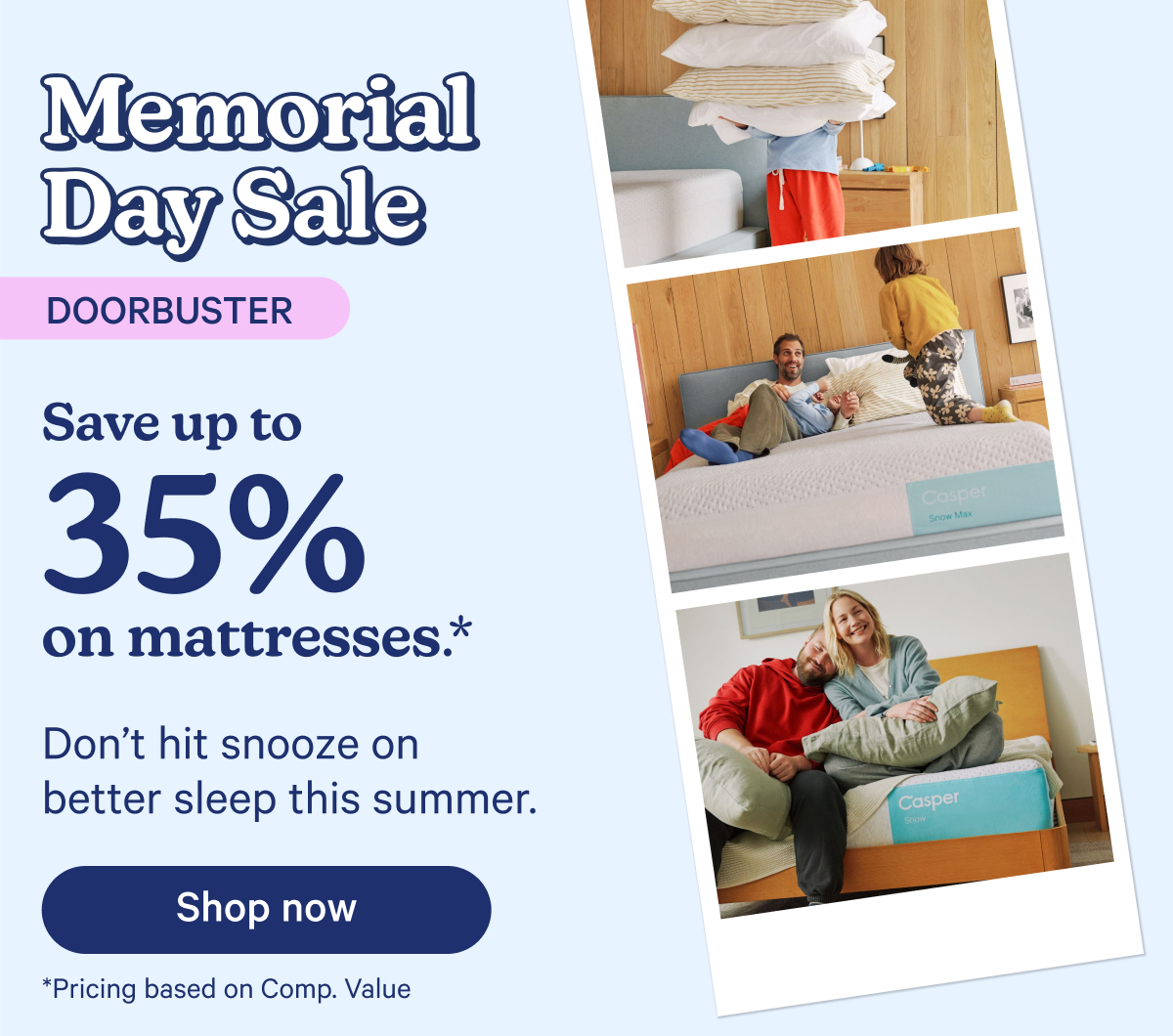 SAve up to 35% on mattresses