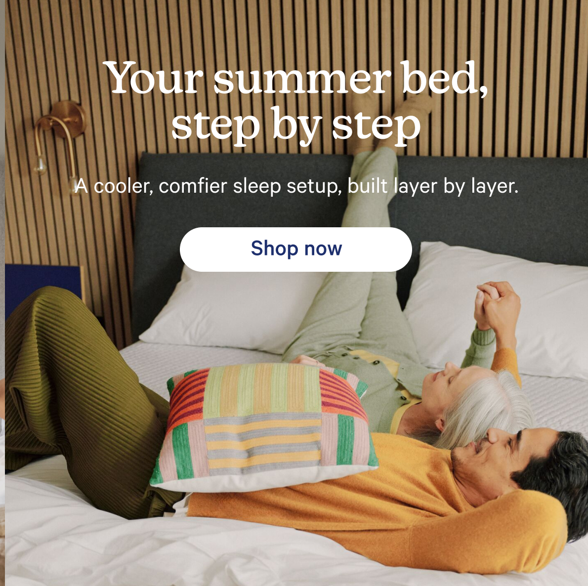 Your summer bed, step by step