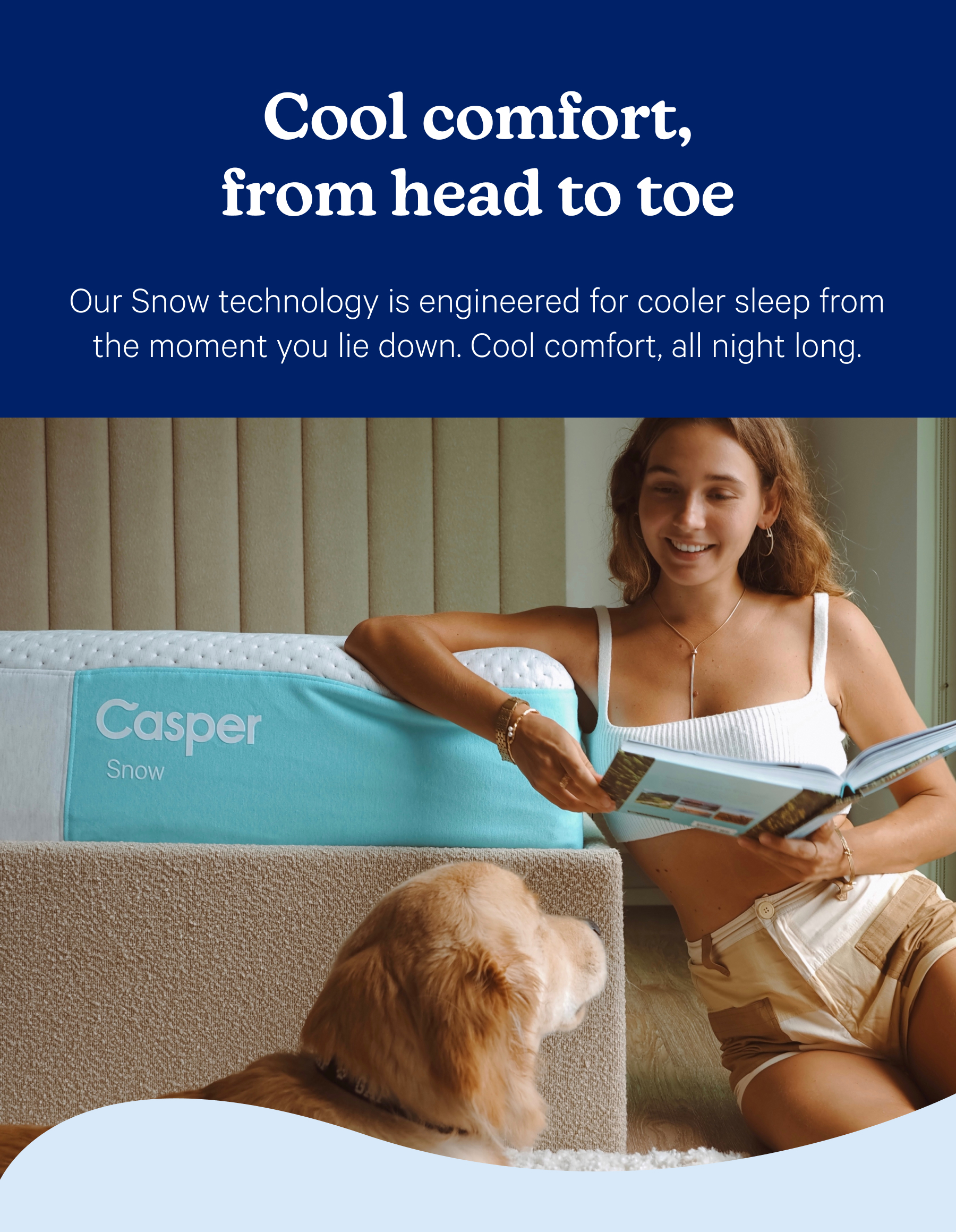 Cool comfort, from head to toe