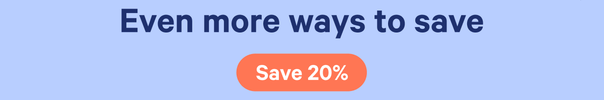 Save 20%