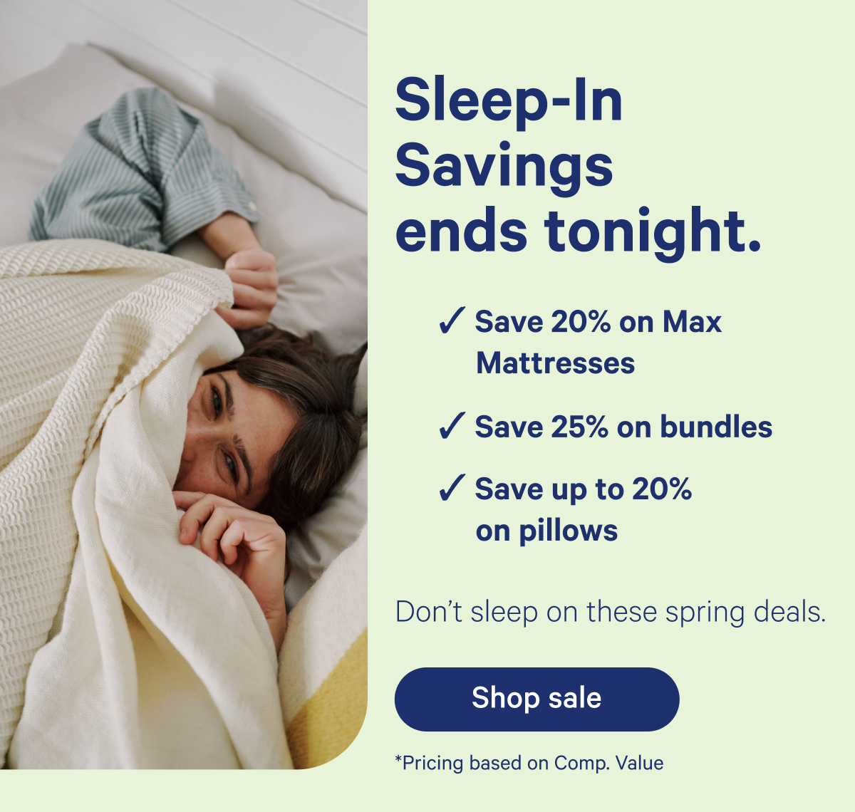 Sleep in savings ends tonight