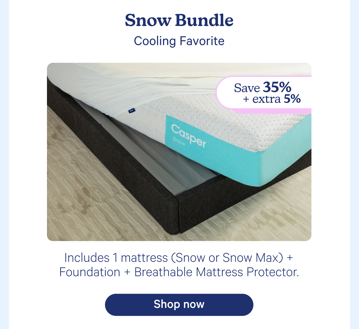 Snow bundle
