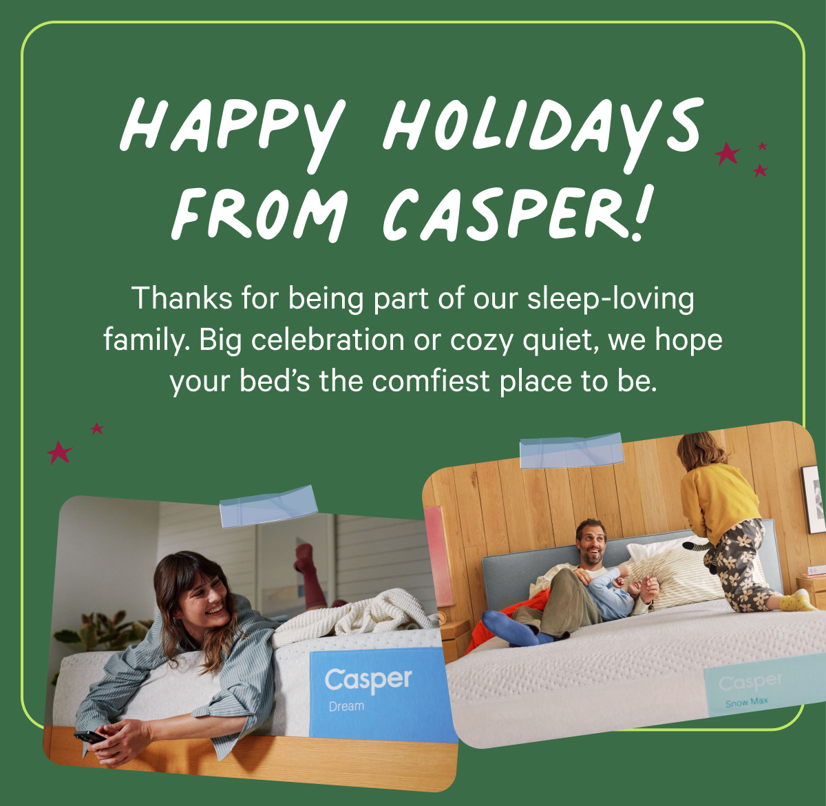 Happy Holidays From Casper