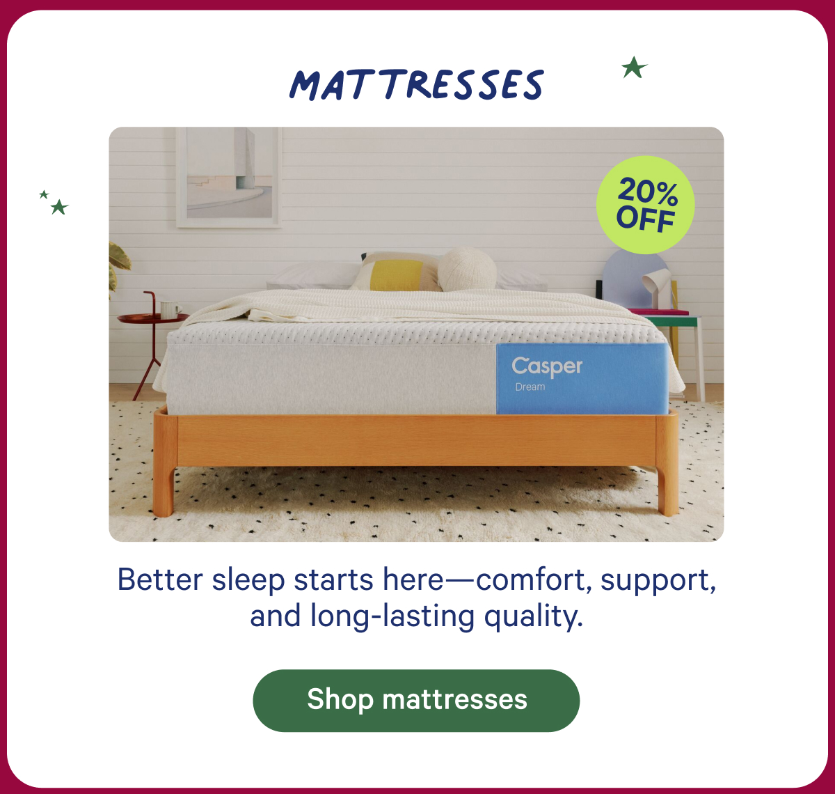 Shop mattresses
