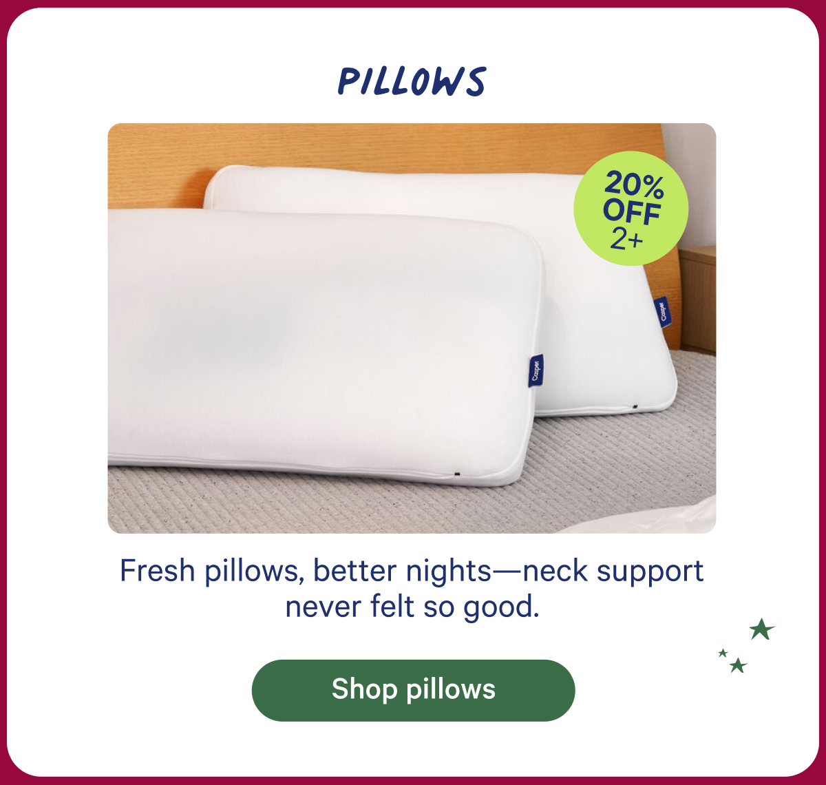 Shop pillows