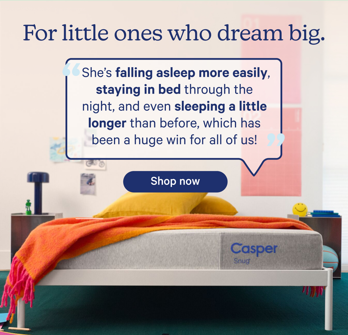 For little ones who dream big
