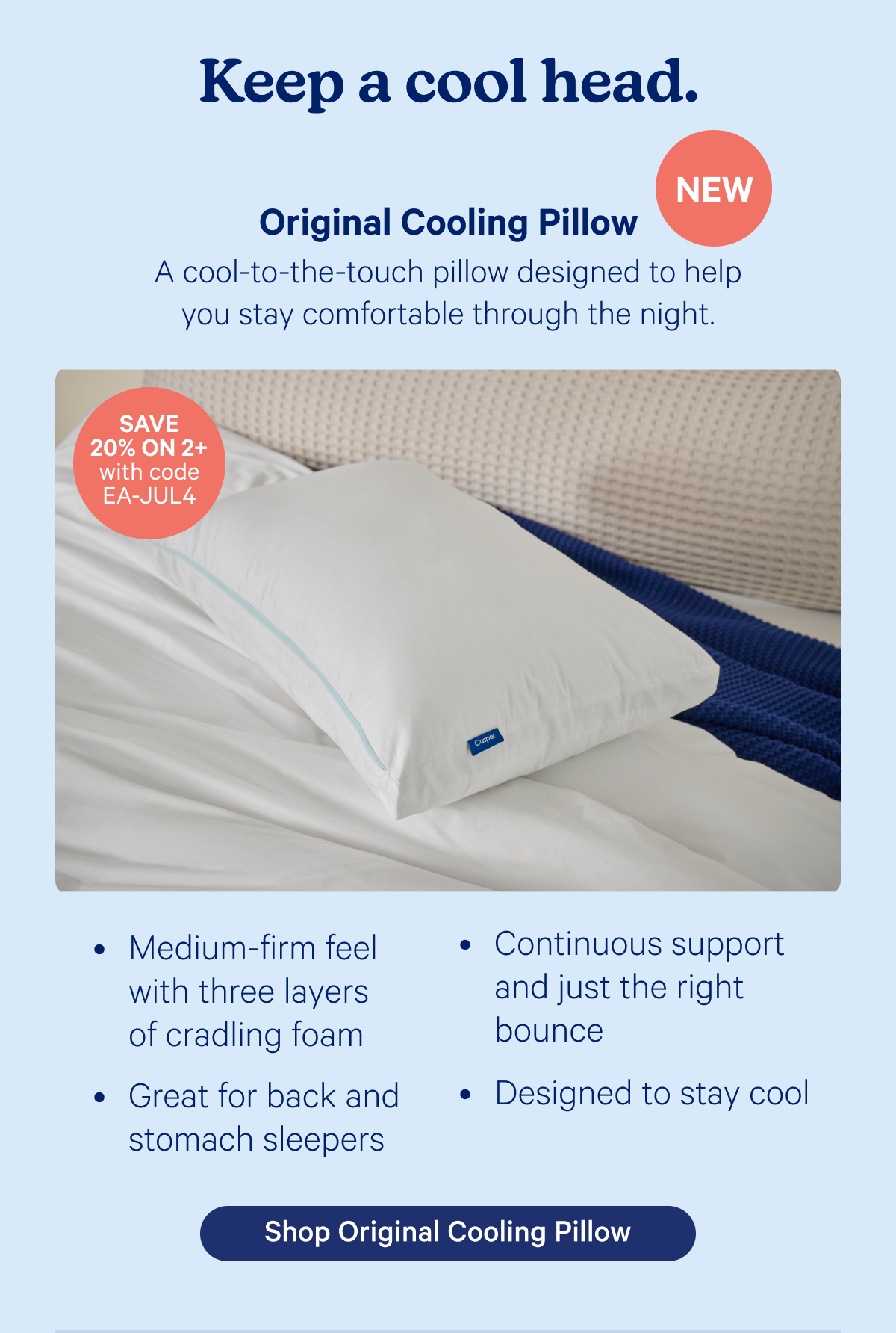 original cooling pillow