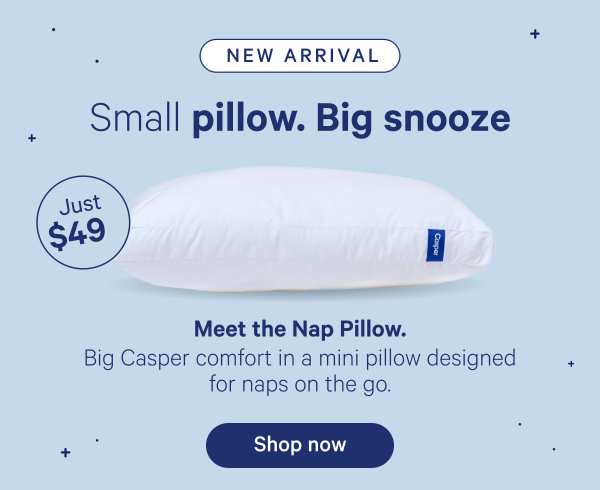 Meet the nap pillow