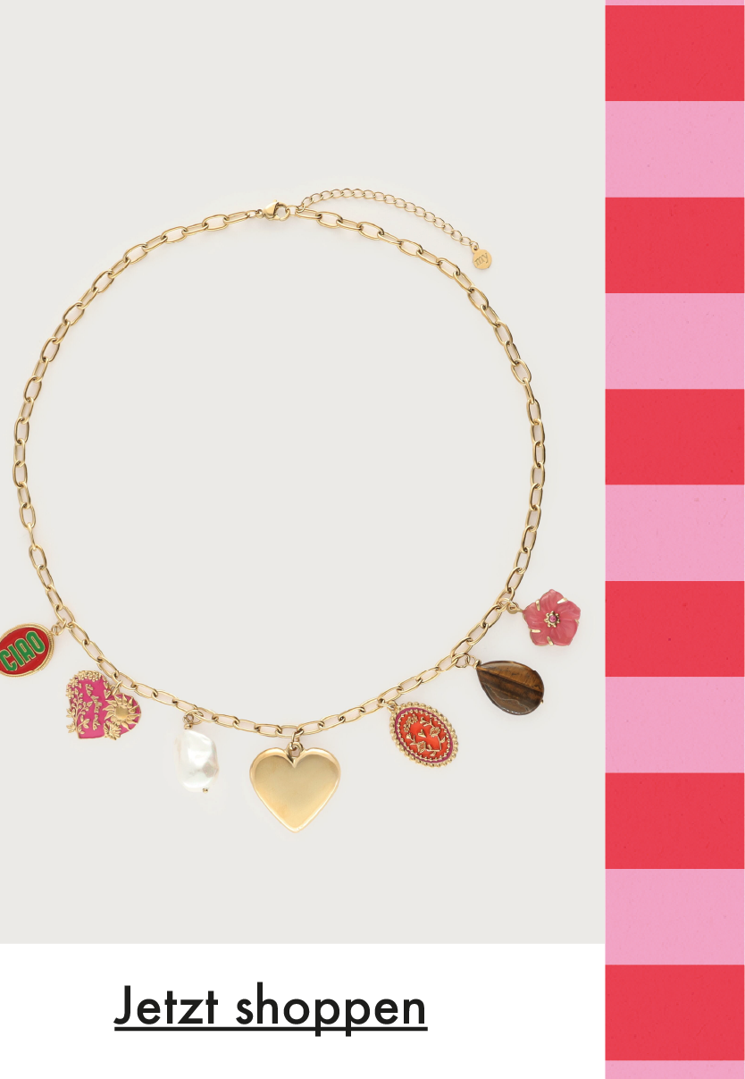 Ciao Gliederkette mit Charms