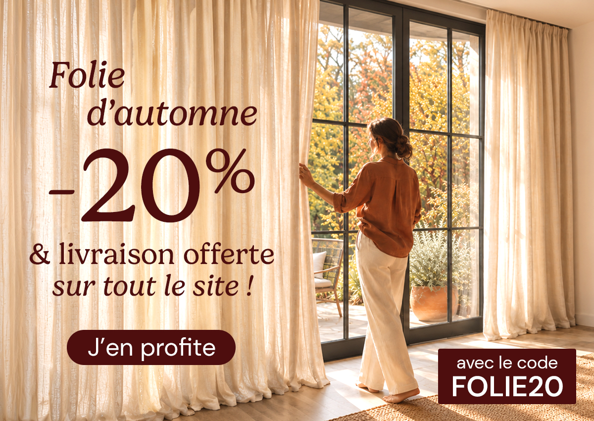 -20% & livraison offerte sur tout le site avec le code FOLIE20