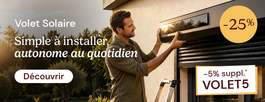 Volet solaire à -25%