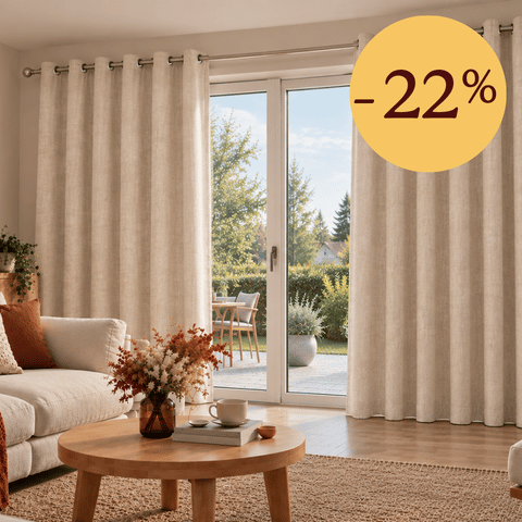 -22% sur les rideaux