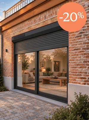 Volet roulant solaire anthracite