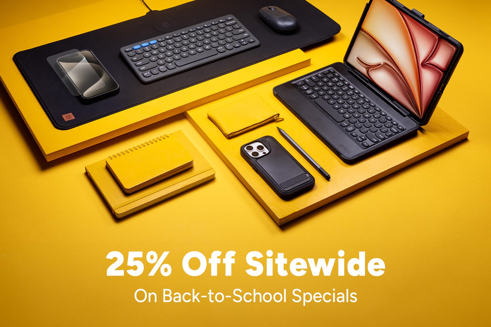 25% Off Sitewide On Back-to-School Specials