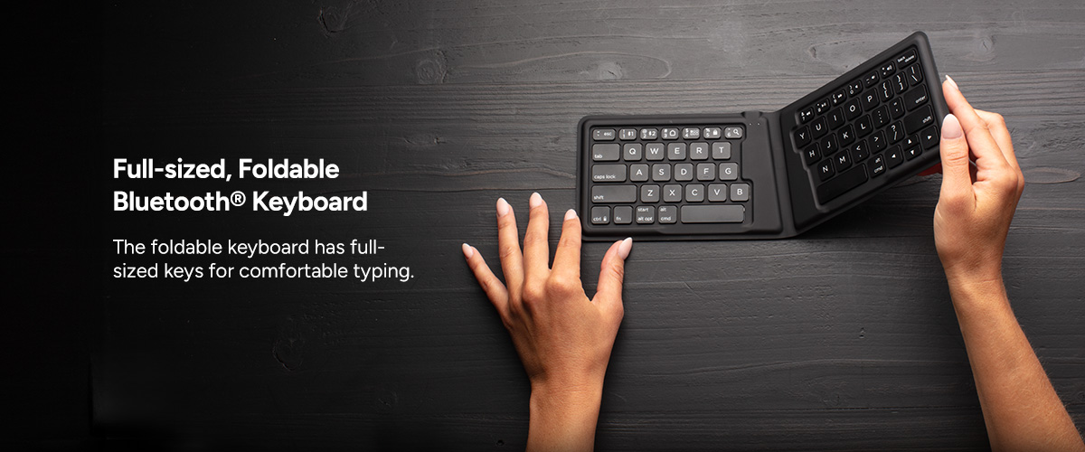 Full-sized foldable Bluetooth Keyboard