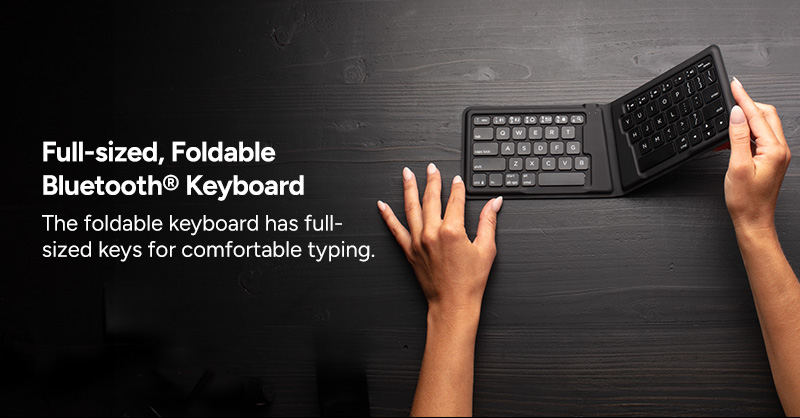 Full-sized foldable Bluetooth Keyboard