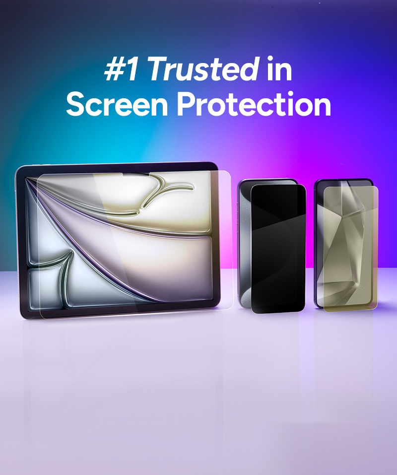 #1 Trusted in Screen Protection